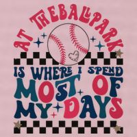 At The Ballpark Is Where I Spend Most Of My Days 25L Jumbo Tote