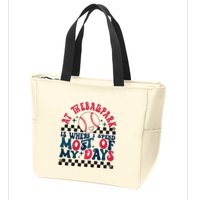 At The Ballpark Is Where I Spend Most Of My Days Zip Tote Bag