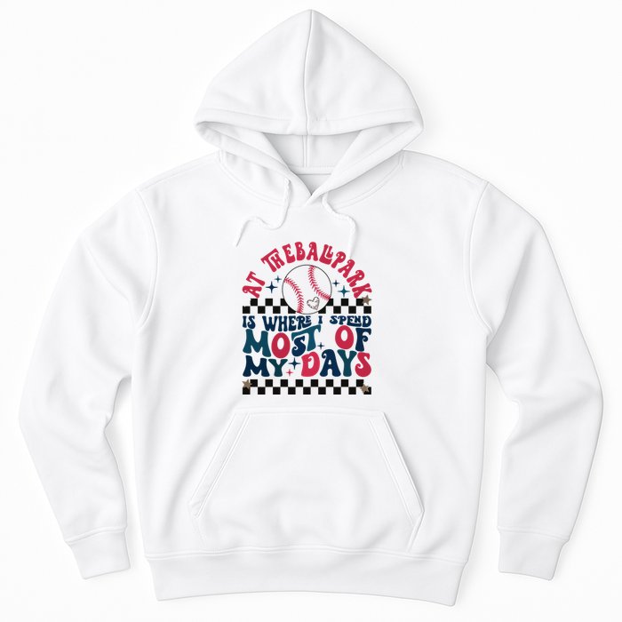 At The Ballpark Is Where I Spend Most Of My Days Hoodie