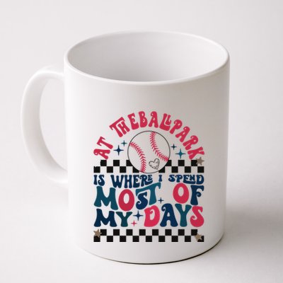 At The Ballpark Is Where I Spend Most Of My Days Mug