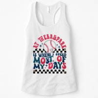 At The Ballpark Is Where I Spend Most Of My Days Womens Tank Top