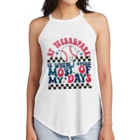 At The Ballpark Is Where I Spend Most Of My Days Women's Perfect Tri Rocker Tank