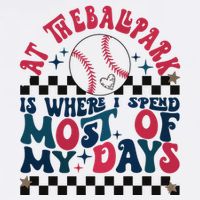 At The Ballpark Is Where I Spend Most Of My Days Wool Snapback Cap