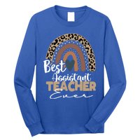 Assistant Teacher Boho Rainbow Teacher Appreciation Gift Long Sleeve Shirt