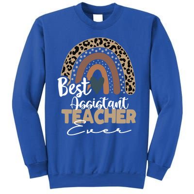 Assistant Teacher Boho Rainbow Teacher Appreciation Gift Sweatshirt