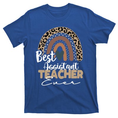 Assistant Teacher Boho Rainbow Teacher Appreciation Gift T-Shirt