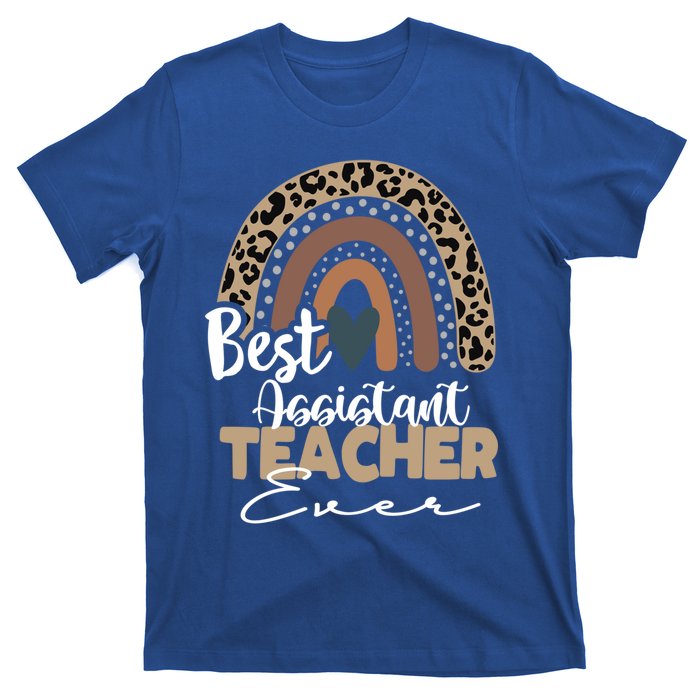 Assistant Teacher Boho Rainbow Teacher Appreciation Gift T-Shirt