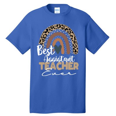 Assistant Teacher Boho Rainbow Teacher Appreciation Gift Tall T-Shirt