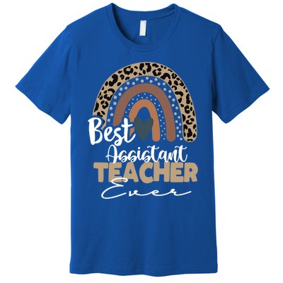 Assistant Teacher Boho Rainbow Teacher Appreciation Gift Premium T-Shirt