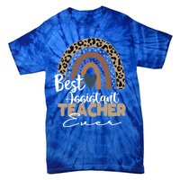 Assistant Teacher Boho Rainbow Teacher Appreciation Gift Tie-Dye T-Shirt