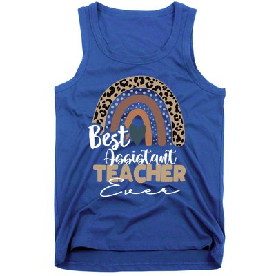 Assistant Teacher Boho Rainbow Teacher Appreciation Gift Tank Top