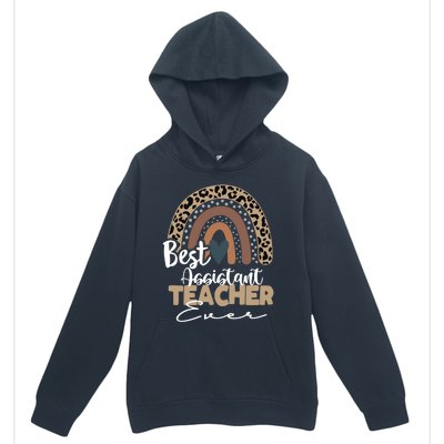 Assistant Teacher Boho Rainbow Teacher Appreciation Gift Urban Pullover Hoodie