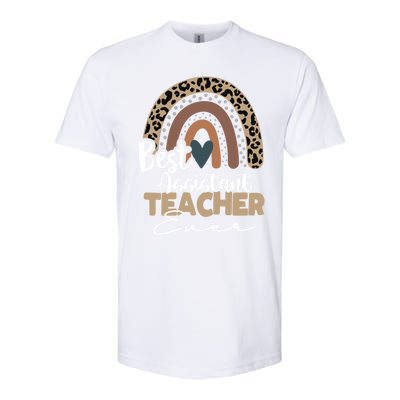 Assistant Teacher Boho Rainbow Teacher Appreciation Gift Softstyle CVC T-Shirt