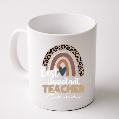 Assistant Teacher Boho Rainbow Teacher Appreciation Gift Coffee Mug