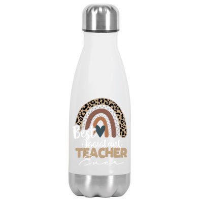 Assistant Teacher Boho Rainbow Teacher Appreciation Gift Stainless Steel Insulated Water Bottle