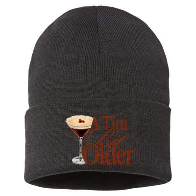 A Tini Bit Older Espresso Martini Birthday A Tiny Bit Older Sustainable Knit Beanie