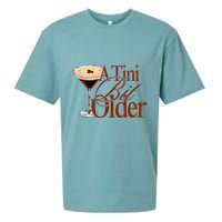 A Tini Bit Older Espresso Martini Birthday A Tiny Bit Older Sueded Cloud Jersey T-Shirt
