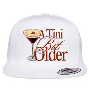 A Tini Bit Older Espresso Martini Birthday A Tiny Bit Older Flat Bill Trucker Hat