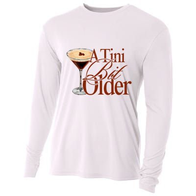 A Tini Bit Older Espresso Martini Birthday A Tiny Bit Older Cooling Performance Long Sleeve Crew