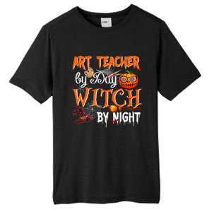 Art Teacher By Day Witch By Night Gift Tall Fusion ChromaSoft Performance T-Shirt