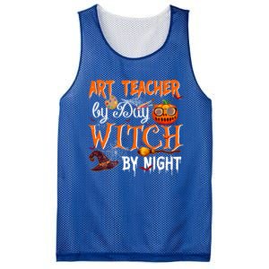 Art Teacher By Day Witch By Night Gift Mesh Reversible Basketball Jersey Tank