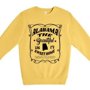 Alabama The Beautiful Alabama State 1819 Sweet Home Alabaman Premium Crewneck Sweatshirt