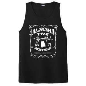 Alabama The Beautiful Alabama State 1819 Sweet Home Alabaman PosiCharge Competitor Tank