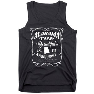 Alabama The Beautiful Alabama State 1819 Sweet Home Alabaman Tank Top