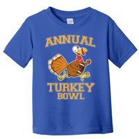 Annual Turkey Bowl Thanksgiving Football Great Gift Toddler T-Shirt