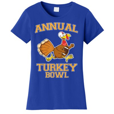 Annual Turkey Bowl Thanksgiving Football Great Gift Women's T-Shirt