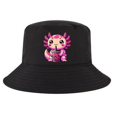 Axolotl Tea Bubble Tea Anime Kawaii Axolotl Cool Comfort Performance Bucket Hat