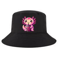 Axolotl Tea Bubble Tea Anime Kawaii Axolotl Cool Comfort Performance Bucket Hat