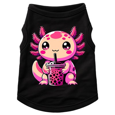Axolotl Tea Bubble Tea Anime Kawaii Axolotl Doggie Tank