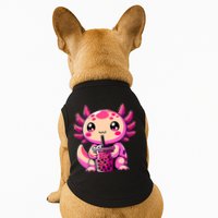 Axolotl Tea Bubble Tea Anime Kawaii Axolotl Doggie Tank