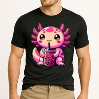 Axolotl Tea Bubble Tea Anime Kawaii Axolotl Cooling Performance Crew T-Shirt