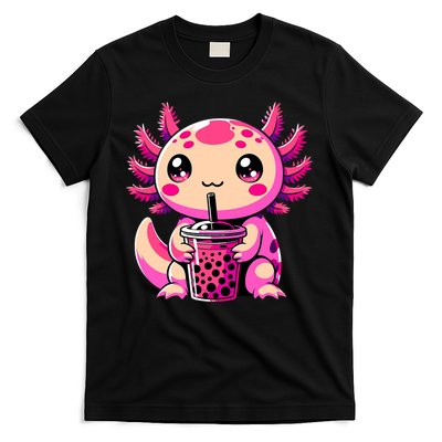 Axolotl Tea Bubble Tea Anime Kawaii Axolotl T-Shirt