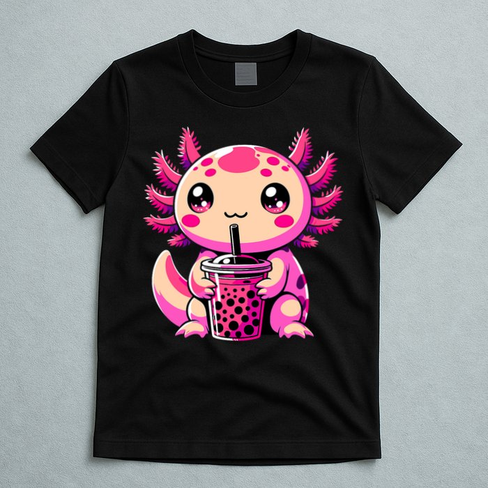 Axolotl Tea Bubble Tea Anime Kawaii Axolotl T-Shirt