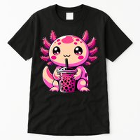 Axolotl Tea Bubble Tea Anime Kawaii Axolotl Tall T-Shirt