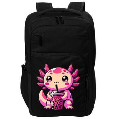Axolotl Tea Bubble Tea Anime Kawaii Axolotl Impact Tech Backpack