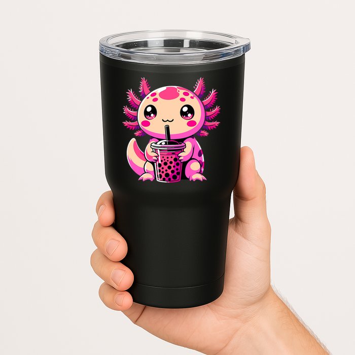 Axolotl Tea Bubble Tea Anime Kawaii Axolotl Tumbler