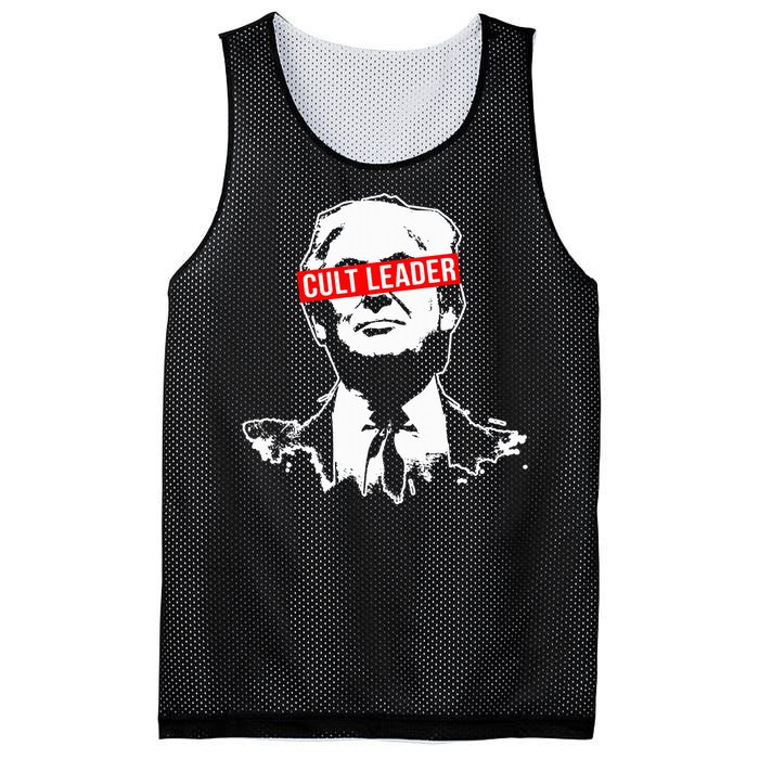 Anti Trump Cult Leader Who Took It Too Far Mesh Reversible Basketball Jersey Tank