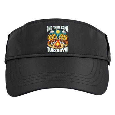 And Then Came Tuesday Scary Campfire Story Taco Tuesday Adult Drive Performance Visor