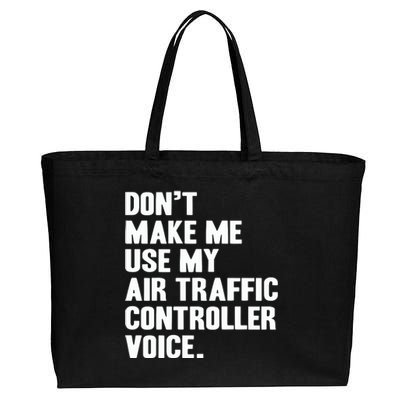 Air Traffic Controller Cotton Canvas Jumbo Tote