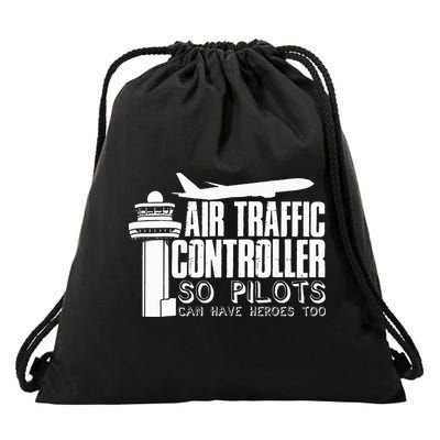 Air Traffic Controller Joke Pilot Saying Flight Control Drawstring Bag