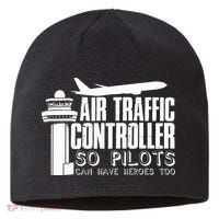 Air Traffic Controller Joke Pilot Saying Flight Control Sustainable Beanie