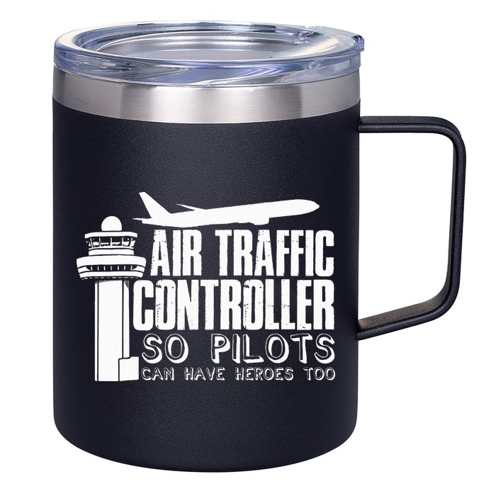 Air Traffic Controller Joke Pilot Saying Flight Control 12oz Stainless Steel Coffee Mug