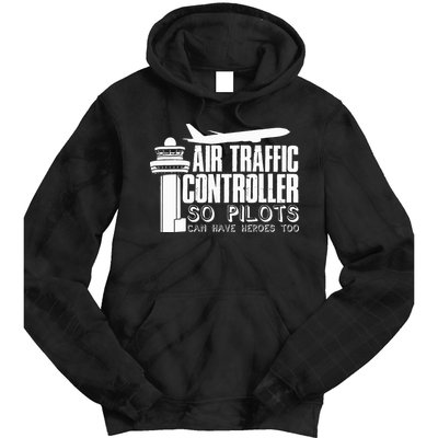 Air Traffic Controller Joke Pilot Saying Flight Control Tie Dye Hoodie