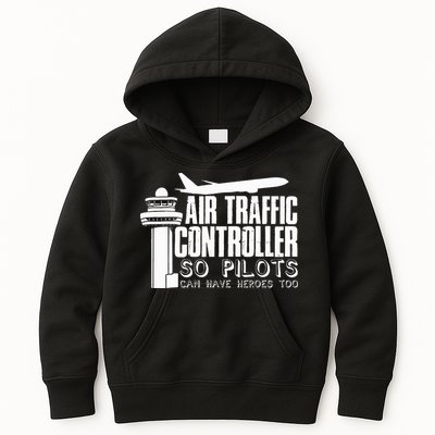 Air Traffic Controller Joke Pilot Saying Flight Control Kids Hoodie