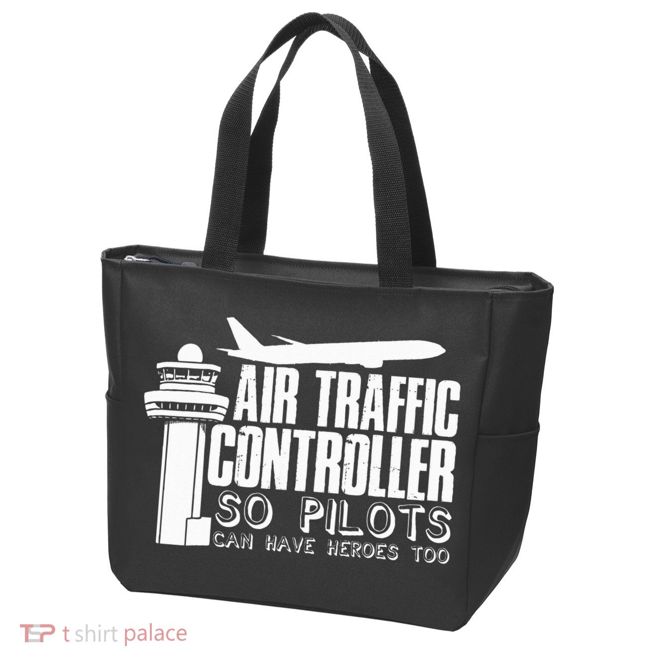 Air Traffic Controller Joke Pilot Saying Flight Control Zip Tote Bag