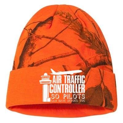 Air Traffic Controller Joke Pilot Saying Flight Control Kati Licensed 12" Camo Beanie